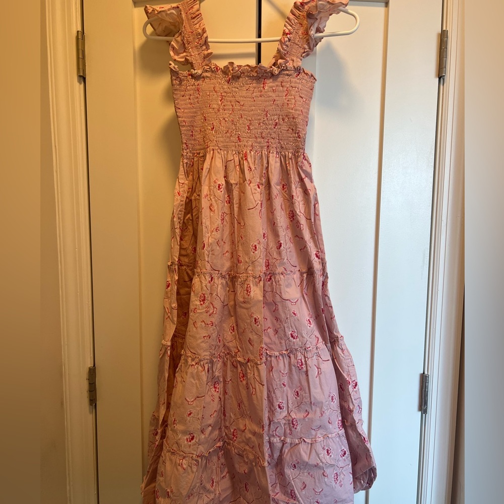 Hill House X Bridgerton Ellie Nap Dress - floral pink